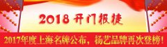 开门报捷！2017年度上海名牌宣布，，，，，，永乐高再次登榜