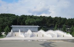 一面墙，，，，，，一道景：九龙照壁浮雕景墙的诗画之美